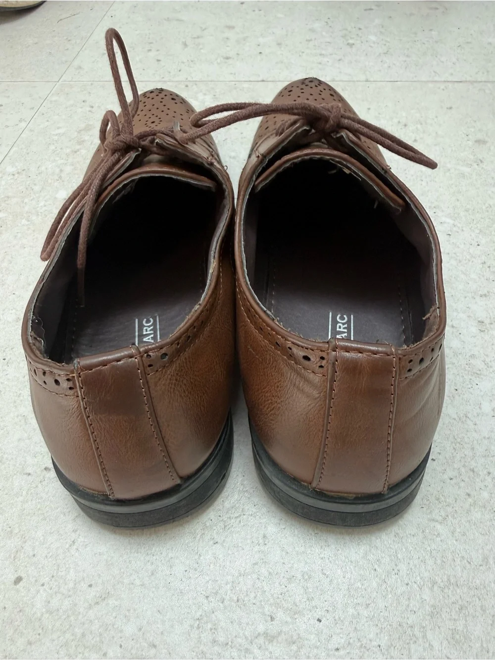 Brown Wingtip Dress Shoes for Men